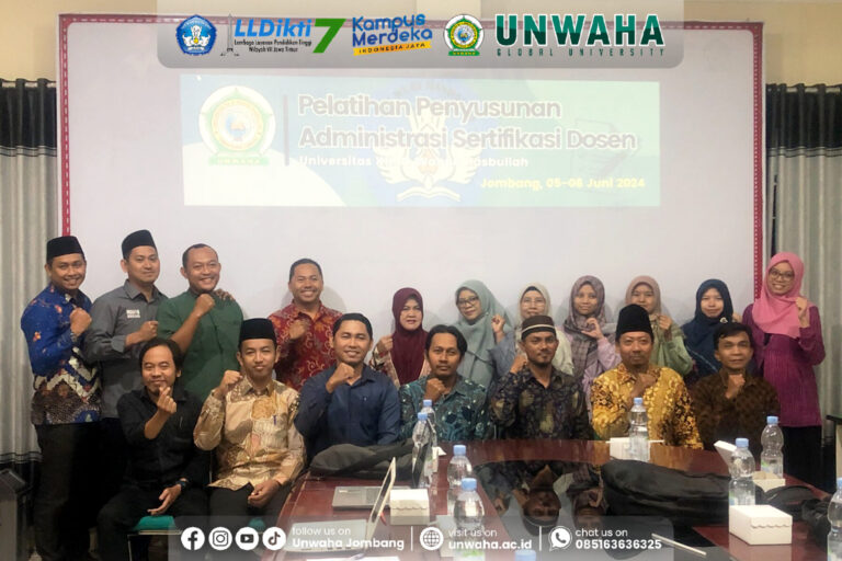 Unwaha Jombang Gelar Pelatihan Penyusunan Administrasi Sertifikasi Dosen