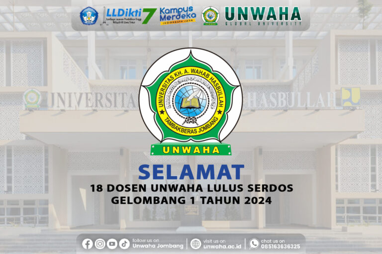 Selamat, 18 Dosen Unwaha Dinyatakan Lulus Serdos Gelombang 1 Tahun 2024