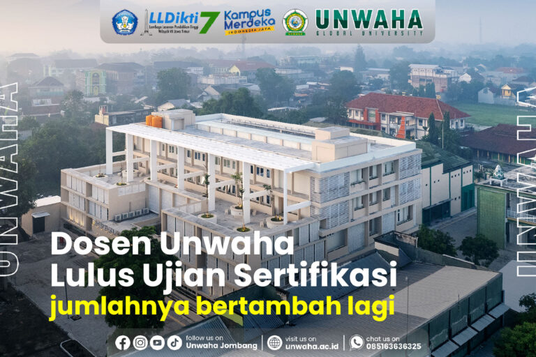 Membanggakan, 24 Dosen Unwaha Jombang Lulus Sertifikasi Dosen