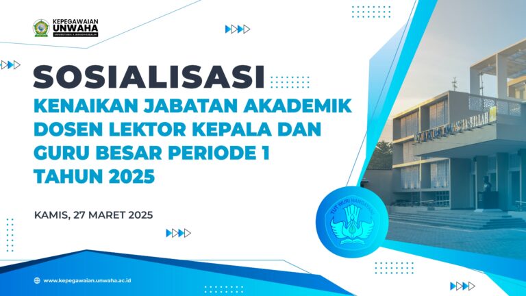 Kepegawaian Unwaha Komitmen Tingkatkan SDM Menuju Lektor Kepala dan Guru Besar