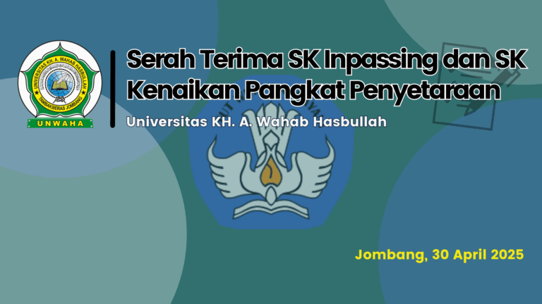 Serah Terima SK Inpassing dan SK Kenaikan Pangkat Penyetaraan