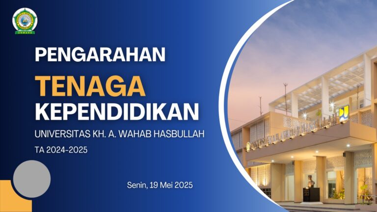 UNWAHA Jombang Tegaskan Sinergi Kinerja Tenaga Kependidikan dalam Pengarahan Strategis