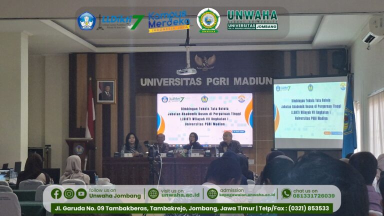 Unwaha Hadiri Bimtek Tata Kelola JAD PT LLDIKTI Wilayah VII Angkatan I di UNIPMA