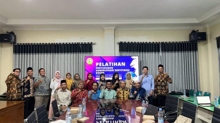 Dokumentasi Foto Bersama Calon Serdos UNWAHA 2025