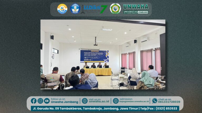 UNWAHA Dampingi Pengajuan Jabatan Akademik di UNUSIDA
