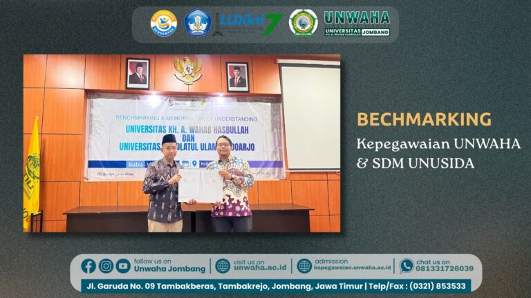 Benchmarking Kepegawaian UNWAHA dan SDM UNUSIDA Berjalan Sukses