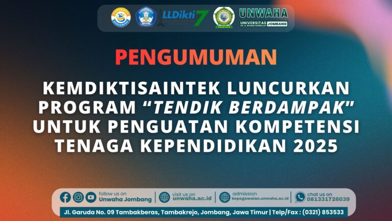 Kemdiktisaintek Luncurkan Program “Tendik Berdampak” untuk Penguatan Kompetensi Tenaga Kependidikan 2025
