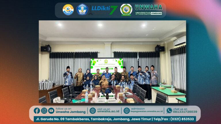 Kepegawaian UNWAHA Terima Audit Mutu Internal Tahun 2025, Berjalan Lancar