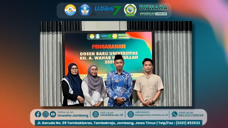 Kepegawaian UNWAHA Adakan Pengarahan Dosen Baru Tahun 2025
