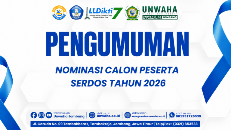 Pengumuman Nominasi Calon Peserta Serdos Tahun 2026